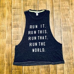 Forever 21 Crop Top Athletic Tank Top